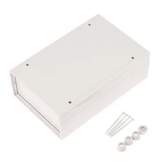 핫 1개 PCB 기기 박스 인클로저 전자 프로젝트 케이스 DIY 150x100x55mm 와이어 접합, 02 White