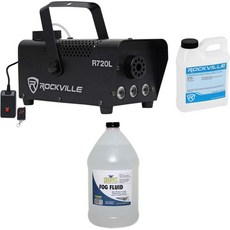 Rockville R720L LED 안개연기 기계 김서림원격갈론 쇼벳 액체 주스, Rockville R720L LED 안개연기 기계 김서