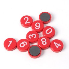 초등학교 수학 수업 교구 숫자자석 10P 자석놀이 아동 숫자놀이, 10피스, 1개