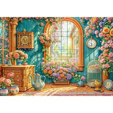 <토이앤퍼즐> 1000조각 직소퍼즐 온라인 전용, 1개, 꽃향기에 물든 오후, 1000피스