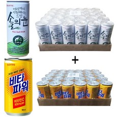 솔의눈 240ml(30캔) + 비타파워 180ml(30캔), 180ml, 60개