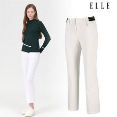 엘르골프 가을_밴드 라인 포인트 세미나팔 팬츠 6J61601_100_CJ