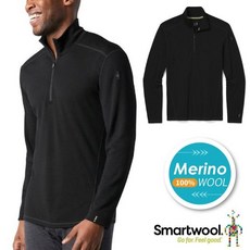 【SmartWool】S零碼送》男 中厚保暖 半開襟長袖羊毛衛生衣 250gms 登山刷毛衣 內搭衣 SW016356