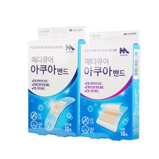 메디큐어 아쿠아 밴드 일반형 10매 + 대형 10매, 일반형+대형, 1세트