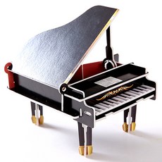 악기 입체퍼즐 페이퍼조립 3D 퍼즐 집콕놀이, 2.피아노, 1개