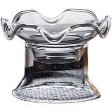 功夫茶漏 透明玻璃茶濾網 茶隔 茶濾器 創意茶葉過濾器 茶具零配件, 荷葉茶漏--透明款, 1個