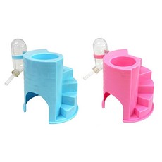 햄스터 은신처 계단 식기 물병포함 하우스 X2(랜덤) dhy*847Il