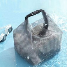 수영 물놀이 방수가방 반투명 수영가방 드라이백 버클형 메쉬망 여름여행, E버클방수가방 화이트