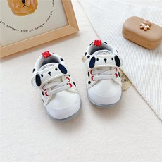 Annie 寶寶學步鞋，卡其色/白色/綠色，軟底布鞋，男女童適用