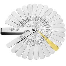 曼德旺 鋼製厚薄規 32片, 1個