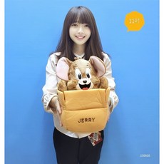 Tom and Jerry 湯姆貓與傑利鼠 紙箱毛絨玩偶, 11吋-紙箱傑利鼠