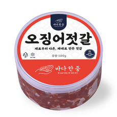 바다한줌 오징어젓갈 세상 쫄깃한 오징어젓, 1개, 500g