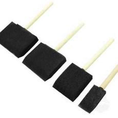 사안 스펀지 페인트붓 4종 스펀지붓