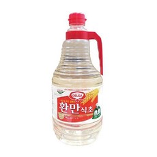 롯데 환만식초 100%발효, 1.8L, 2개