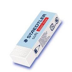 세모소 데생수정삭제 그림지우는리무버 직사각부드러운고무 화이트지우개 않끈어지는지꺼기 1개