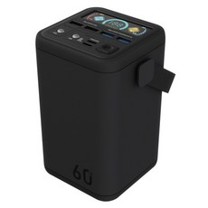 라플루 고속충전 대용량 보조배터리 60000mAh 차박 캠핑용 멀티단자, YT-2030 블랙(100W)