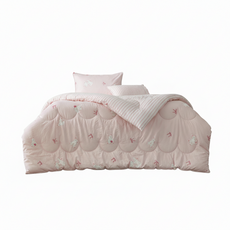 모던하우스 마미허그 소프트워싱 쁘띠버니 차렵이불, 핑크