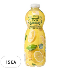 돈시몬 레몬 100% 착즙 주스, 1L, 15개