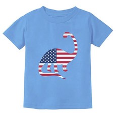 Tstars Mommy's Little Firecracker 아동용 셔츠 - 유아 여아 및 남아용 애국 성조기 티셔츠 미국 250주년 / 네이비 L107464