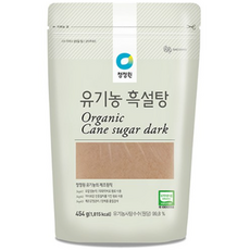 대상 청정원 유기농 흑설탕, 454g, 7개