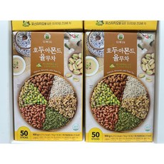 다락 호두 아몬드 율무차 50스틱 900g 1개, 1박스, 50개입, 18g