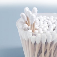 더샵이지 회오리면봉 강아지귀면봉, 원통100P