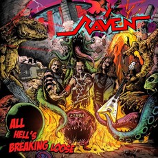 Raven Artist Vinyl 비닐 LP 레코드 All Hell s Breaking Loose 미국 발송, Raven Artist Vinyl 비닐 LP 레코드 A