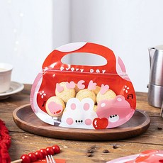 LUCKY 행운지퍼백 복주머니 10장 한세트 럭키 구디백 포장봉투 설날답례품 추석 구디백포장 알록달록소풍, 10장한세트