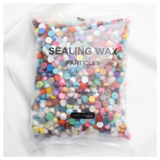 실링왁스 실속세트 대용량 실링왁스 비즈왁스 청첩장 편지 도장 선물꾸미기 씰링키트, 한근세트(500g)