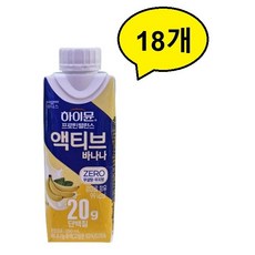 하이뮨 프로틴 밸런스 액티브 바나나, 250ml, 18개