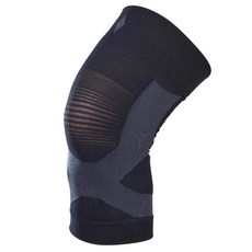 【日本 Shinsei 新生】壓力固定護膝（運動 跑步 登山 日常活動 日本製）, 黑色, 1個