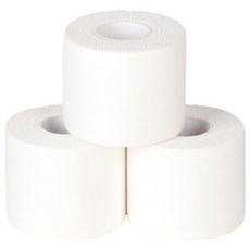 파쿠스 스포츠 면 테이프 씨테이프 C-TAPE 화이트 5cm x 9.1m, 3개, 1개입