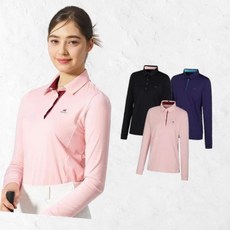 밀레 골프 여성 긴팔 카라티 3컬러 택1