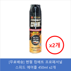 컴배트 스피드에어졸 프로폐셔널, 2개, 450ml