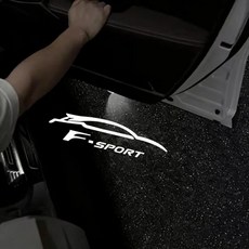 스포츠 자동차 도어 웰컴 라이트 프로젝터, 1개, 5. LOGO D