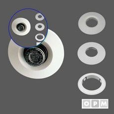 쌍문상회 스프링클러 헤드링 난연 파라 부품 자재 파츠 신형 후러쉬구형 소방 소모품 40872EA, 본상품