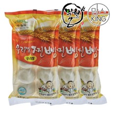 [맘스킹]밀원본가 HACCP 안흥 우리밀찐빵 10개(500g)x3세트-수입팥, 3개, 500g