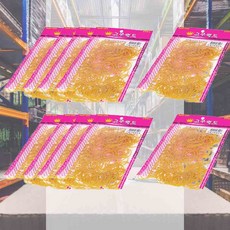 노랑고무줄 중 10P 고탄력밴드 포장고무줄 노란고무밴드 생활잡화 사무용소모품 기업소모품
