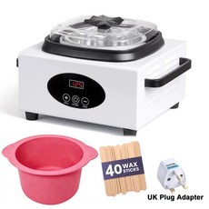 왁스 워머 제모 히터 기계 셀프 왁싱 키트 얼굴 피부 바디 스파용, 1개