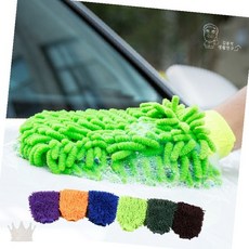 극세사 융 재질 차량 외부 표면 광택 물기 제거 손 착용형 세척 타월 세차 용품, 상세페이지 참조, 1개