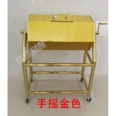 대형 제비뽑기 추첨함 회전형 응모함 투명 박스 행사장 경품 모금함, 골드+손잡이 (회전가능), 1개