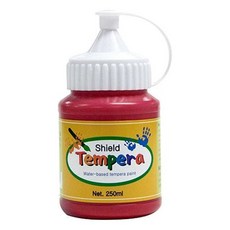 쉴드 핑거페인트 템페라 250ml 낱색 염료 물감 미술, 보라, 보라