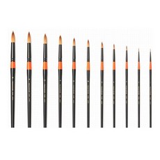 [화홍] 수채화붓 환붓 700R 낱자루 1-6호, 1호