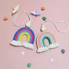 무지개 모빌 소 감성소품 촬영 집들이 매장 아기방 장식용품