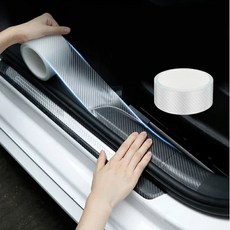 차량 보호필름 카본 ppf 필름 자동차 보호테이프 스크래치방지 필름, 1개, 투명화이트 5미터