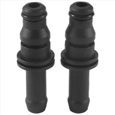 2PCS 자동차 확장 탱크 냉각수 호스 커넥터 C230 2002-2005 0039970689 A0039970689, 검은색