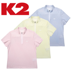 [백화점정품] K2 여성 여름 등산 티셔츠 냉감 기능성 오싹 반팔 집업 쿨링 기능성 원단 산책 등산 여름 야외활동 완벽 대비