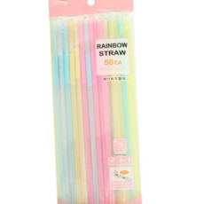 개별포장 빨대 구부러지는 휴대용 자바라 일회용 빨대 카페 캠핑 파티