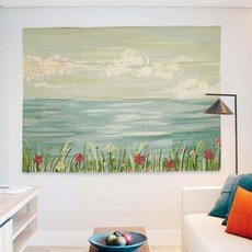 푸름살림 홈스타일링 침실 매장 대형 패브릭 포스터 수평선 L, 상세페이지 참조