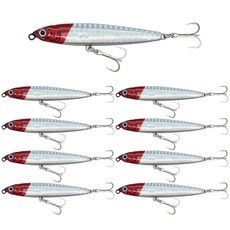 치승 싱킹 로켓 펜슬미노우 삼치 농어 광어, HYS-6, 9개, 24g